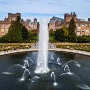 Drumheller Fountain on University of Washington's Seattle Campus