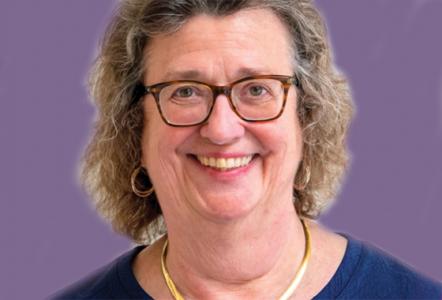 Profile photo of Lee Ann Campbell on a purple background