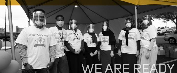 Somali Health Board drive-through COVID-19 testing event