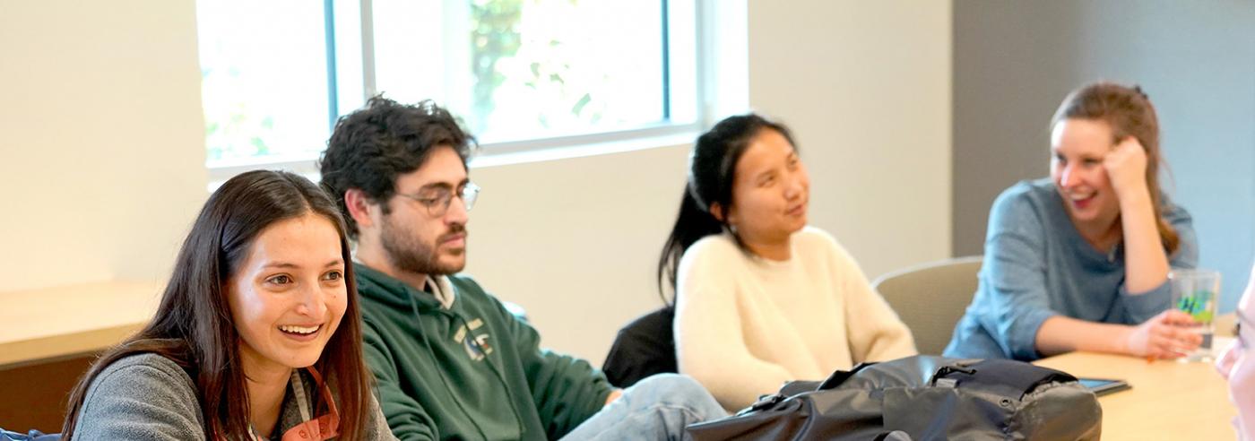pathobiology students in class